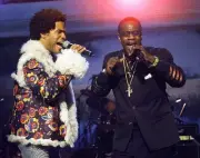 Lenny Kravitz and Al Green during VH1 Concert of the Century rehea- Old Photo 1