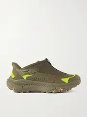 [Hoka] Hoka - Project Transport Rubber-trimmed Ripstop And Mesh Sneakers - Army green - US9 US 9 Green