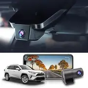 Fitcamx 4K Front and Rear Dash Cam Suitable for Toyota RAV4 2021 2020 2019 LE Premium Limited XLE SE XSE Prime Hybrid, Venza 2021 2022, OEM Style, Dual 2160P+1080P HD Video, G-Sensor WiFi, 128GB Card