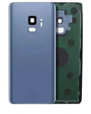 Back Cover Glass With Camera Lens For Samsung Galaxy S9 (Service Pack) (Blue)