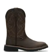 Wolverine Rancher Arrow Waterproof Steel Toe Mens Brown Wide Work Boots