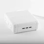 RV Designer USB Hub Powerqube 3 And 6 AC Ports 2 Amp 5-1/2 Inch x Single M560