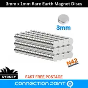 Super Strong Rare Earth Neodymium Magnets 3mmx1mm Round Discs Magnetic Powerful