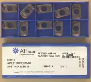 10pc STELLRAM APET 160430ER - 48 Carbide Milling Inserts; SP6519Machinist