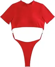 [ZTRZHCHYA] Sexy Micro Swimwear Women Piece Swimsuits Cut Out Monokini Backless Bathing Suit Blue Bikini Bathers Beach Wear