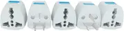 5 Pcs Australia Converter Plug, 3 Pin International Power Adapters to Australian, Janpan/EU/US/UK to Ausralia Travel Adapter Plug for Australia China New Zealand,Universal Power Adapters