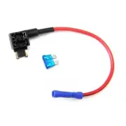 17cm 10A In-line Mini Blade TAP Adapter Auto Fuse Holder Add-a-circuit Fuse