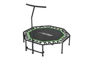 Genki Foldable Trampoline Bounce Rebounder Bungee Exercise Jumping Jogger Home Fitness Gym Equipment Workout 51 Inch
