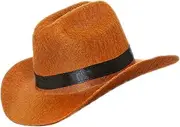 GANAZONO Pet Cowboy Hat for Cats and Dogs Wear Resistant Non Woven Accessory Multi Function Tiny Hat for Pet Parties and Photoshoots Adorable Design