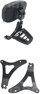 Rear Accessories Multi-Purpose Driver Passenger Backrest Folding Luggage Rack for Harley Touring Road King Street Road Glide 2014-2022(A)