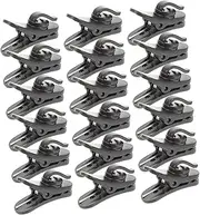 RORPOIR 200pcs Earphone Wire Clip: Rotatable Lapel Clip Microphone Headphone Clamp for Shirt Earphone Microphone Headphone