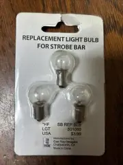 Replacement lightbulb for strobe bar Hf REP BLB LGT 501080 VTG (3)
