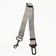 Pet Rope Pet Dog Cat Car Seat Belt Adjustable Harness Seatbelt Lead Leash for Small Medium Dogs Travel Clip Pet Supplies 13 Colors Pet Traction Rope (Size : Grey)