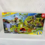 Imaginext Jurassic Park Dinosaur Recon T-Rex Dinosaur Pursuit 19 Pcs
