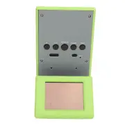 (Green)Weather Forcast Clock Solar Battery Powered Square LCD Display MU