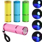 UV 9 LED Purple Light Nail Dryer Portable Mini Torch for Gel Nail Polish Art