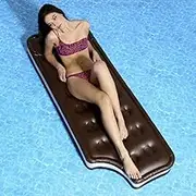 Swim Ring Airbeds Chocolate Inflatable Row Inflatable Floating Bed Adult Water Mount Floating Row Ice Cream Pool Float LWX
