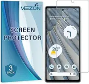 [3 Pack] MEZON Anti-Glare Matte Screen Protector Film for Google Pixel 7a (6.1") – Case Friendly, Shock Absorption (Pixel 7a, Matte)