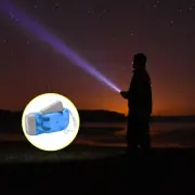 30 Pcs Hand Crank Flashlight 3 LED White Light Hand Press Torch No-Battery Fl CR