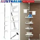 Telescopic Bathroom Kitchen Shelf Caddy Wall Corner Shower Rack Bath