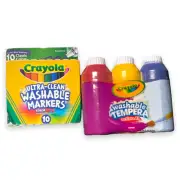Mini Brands Toys Crayola Tempura Paint & Markers Dollhouse Size Miniatures NEW