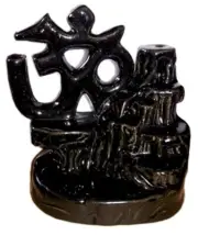 OM Symbol Ceramic Backflow Incense Burner