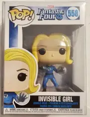 FUNKO POP 558 FANTASTIC FOUR INVISIBLE GIRL FIGURE with PROTECTOR FAST SHIPPING