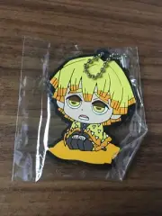 Agatsuma Zenitsu Puchizabu Rubber Keychain Demon Slayer