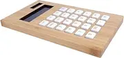 [Parliky] 1pc Solar Calculator Small Calculator Scientific Calculator Calculator Office Calculators Business Calculator Basic Calculator Portable Cute Calculator White Bamboo