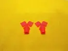 Schwinn Sting-Ray Valve Caps,SE Oldschool BMX GT NEON ORANGE PAIR NEW