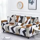 Geometric Sofa Cover Slipcover for Living Room 1-4 Seater Stretch Couch Cover