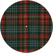 Slipmat Slip Mat Scratch Pad Felt for any 12" LP DJ Vinyl Turntable Record Player Custom Graphical - Tartan 1