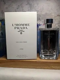 在飛比找Yahoo!奇摩拍賣優惠-香親香愛～～Prada 蔚藍紳士 男性淡香水 100ml T