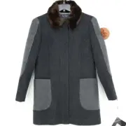 ARMANI JEANS Wool Blend Coat NWT Size 2