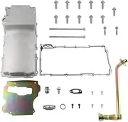 Engine Oil Pan Assembly Kit 302-1 Sturdy Metarear Sump for LS Engines LS1 LS2 LS3 LS6 4.8L 5.3L 6.0L 6.2L