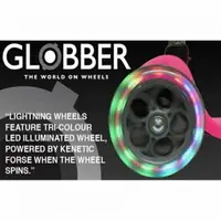 在飛比找樂天市場購物網優惠-法國GLOBBER哥輪步 滑板車酷炫LED前後輪(GLOBB