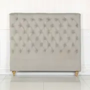 Bed Frame Double King Queen Bed Head Headboard Bedhead Base Fabric Linen