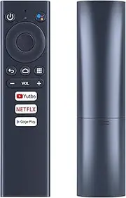 New Replacement Voice Remote Control Compatible for Ematic 4K UHD Android TV Streaming Box AGT418 AGT419 (Remote Only)
