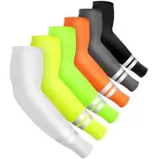 6 Pairs UV Sun Protection Arm Sleeves Cooling Compression Arm Vibrant Color