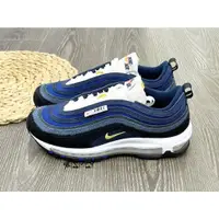 在飛比找蝦皮購物優惠-实拍特价 Nike Air Max 97 海軍藍 麂皮 拼接