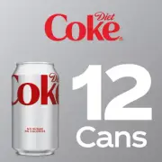 ✨ Diet Coke Sugar Free Soda 12oz Cans Caffeine 12 Pack Fridge Pack