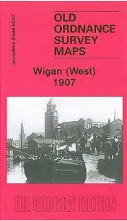 MAP OF Wigan West 1908: Lancashire Sheet 93.07 by Alan Godfrey NEW