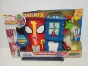 Marvel Spider-Man Adventures Spider-Man Stunt-City Electronic- Super Rare-NIB