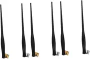 PLAFOPE 3sets Calligraphy Dip Pen Black Oblique Holder Resin Pen Handle Versatile for Nibs 2pcs*3