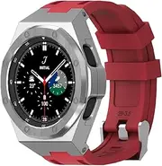 [SUPENG] Case + Band Compatible with Samsung Galaxy Watch 4 Classic 46mm Rugged Protective Cover with Screen Protector Compatible with Samsung Watch 4 Classic 46 (Color : Color 15, Size : Watch4 Classic 46mm