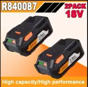 2 Pack AEG RIDGID BASED BATTERIES BATTERY 18v 7ah 7.0ah Force Brand New