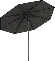 Baser Supreme Push Aluminium Umbrella 3 m – Premium Outdoor Umbrella, UPF 80+ UV Protection, 260 g/m² Solution-dyed Acrylic, PushLock™ & ShadeAdjust™ System for Easy Height & Tilt Control