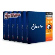 6 Sets! Elixir NANOWEB Nickel Electric — 8-String 12062 Light (.010-.074)