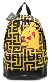 Balmain x Pokémon Pikachu-motif monogram backpack