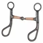 Tough1 Teardrop Copper Wrapped Snaffle Bit
